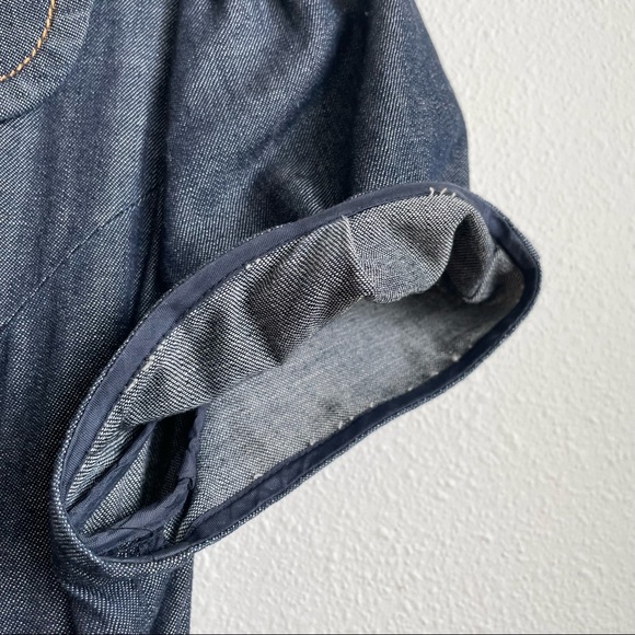 Moiselle Denim Ruffle Designer Dress - Picture 11 of 12